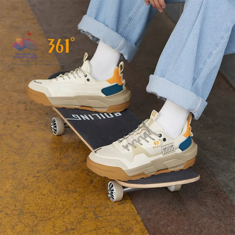 

361 Degrees NEW Men Sport Shoes Wear-Resistant Non-Slip Skateboard Shoes Shock-Absorbing Casual Board Male Sneakers 672316614