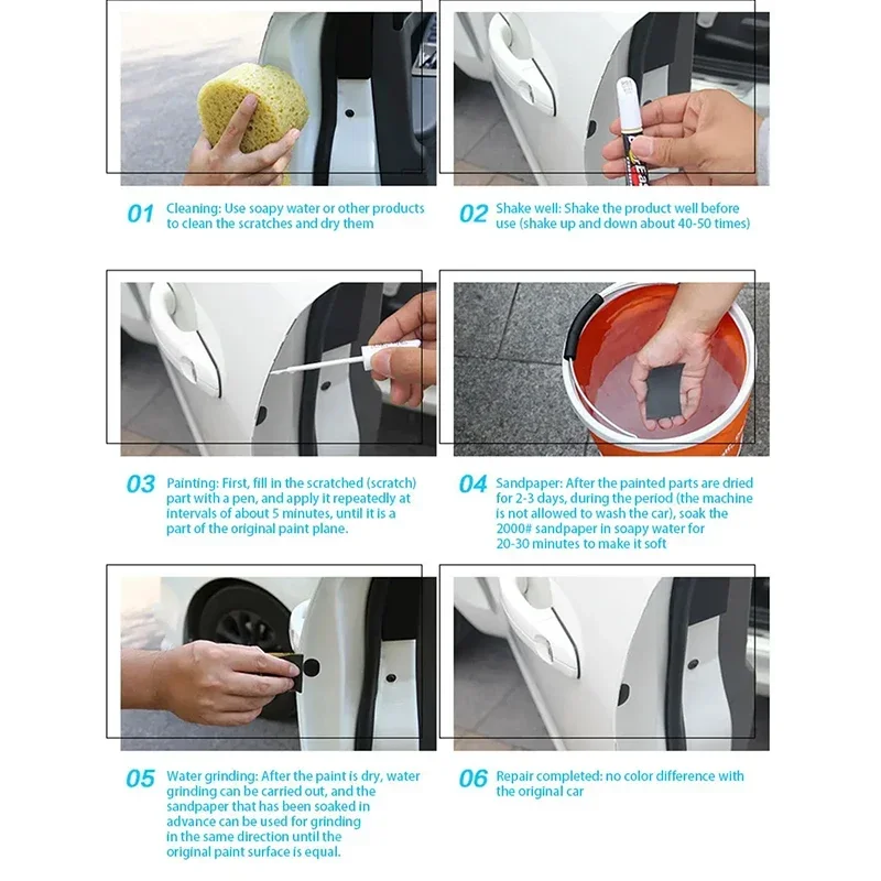 Car Scratch Repair Pen Universal Waterproof Auto Coat Repair Paint Care Scraches Removal for Car Accessories