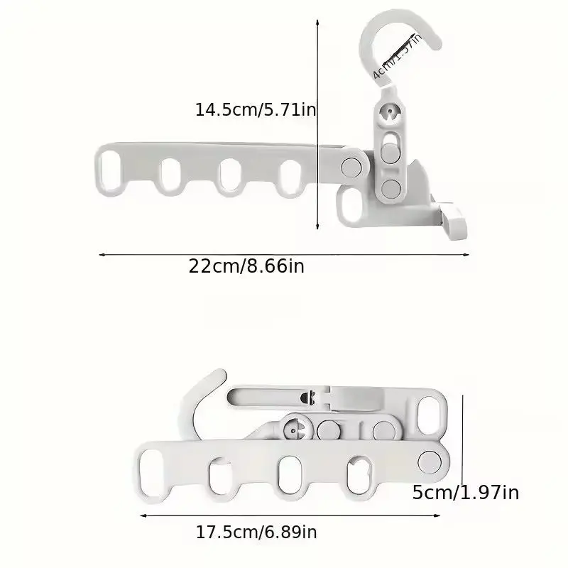 Folding Hanger Rack Heavy Duty Clothes Hanger Clothes Storage Organizer Hotel Room Camping Laundry Solution  Clothes Organizer 5