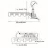 Folding Hanger Rack Heavy Duty Clothes Hanger Clothes Storage Organizer Hotel Room Camping Laundry Solution  Clothes Organizer 5