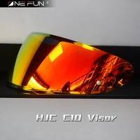 C10 Helmet Visor For HJC C10 HJ-34P Full face Photochromic Helmet Anti-Fog Pinlock Lens Mask Black Rainbow sliver Shield 1