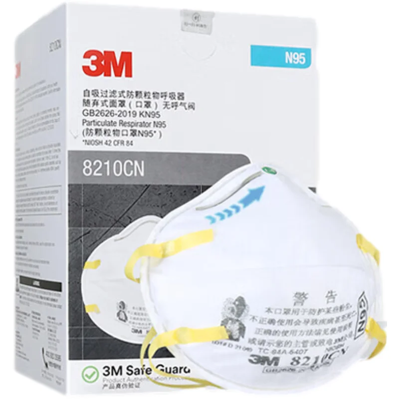 Masque FFP2 3M 8210 Boîte 20 pièces - Protection Respiratoire