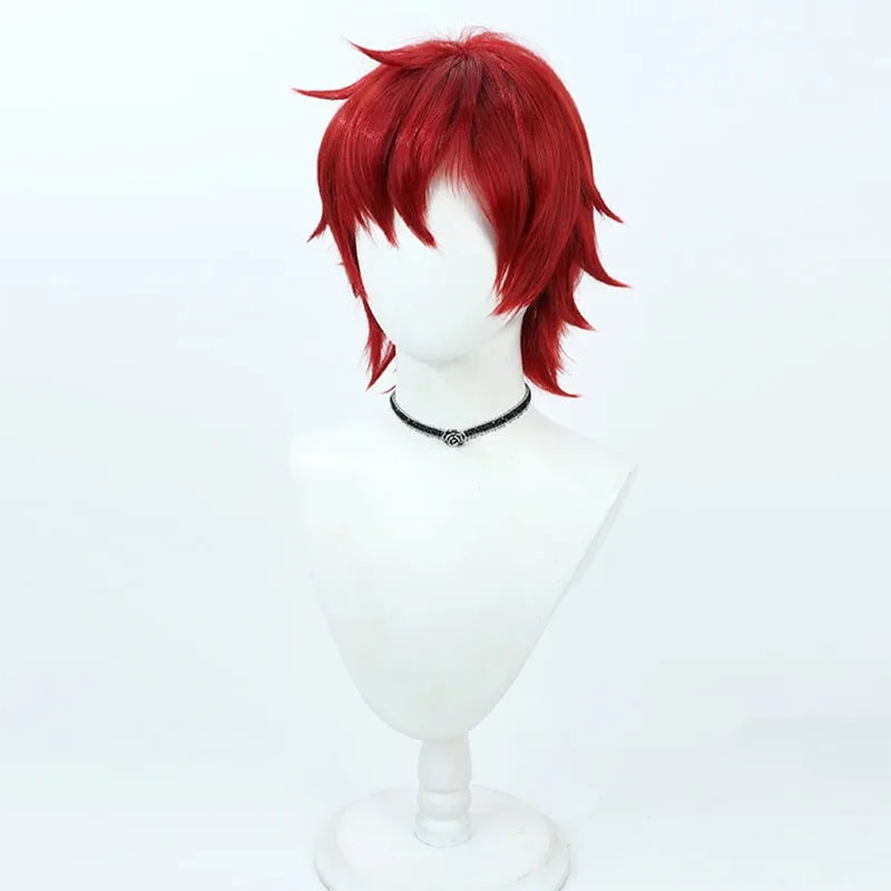 LOL Sett Heartsteel Red Wig-League of Legends Cosplay Hair Accessory by Takerlama High Quality Ideal for Role-Playing wigs