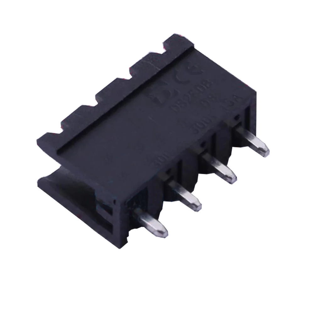 

20 Pcs 5.08mm -Rows: 1 Pins per Row: 4 Straight-pin Plug-in terminals P=5.08mm Board end/Socket-Opening 5.08mm DB2EV-5.08-4P-BK