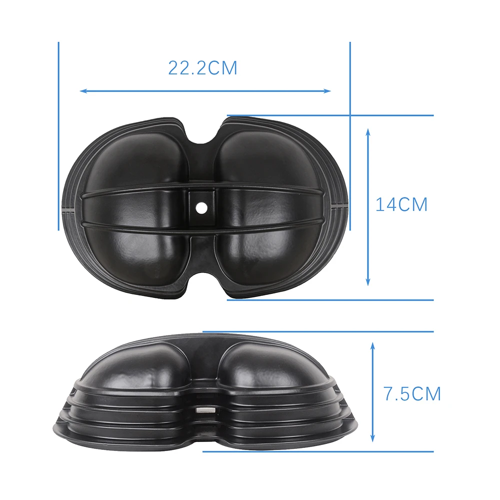MOTO4U Valve Cover Cylinder Head Cover Aluminum Alloy Engine Protection for BMW R65 R 65 Motorcycle