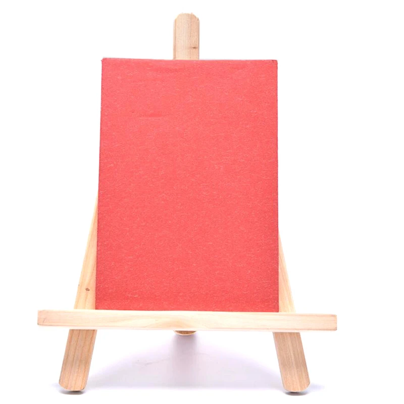  Alipis 2pcs photo easel stand wooden display stand