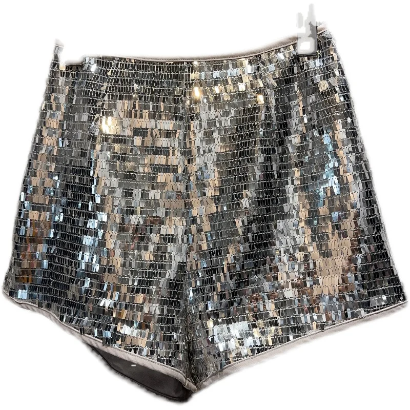 Hot Girl Square Sequined Heavy Industry Cool High Waisted Three-Point Shorts 2023 Summer New Nightclub Sexy Booty Shorts Women
