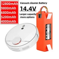 Replacement Battery for Xiaomi Roborock, Robotic Vacuum Cleaner, S55, S60, S65, S50, S51, S5 MAX, S6 Parts, 14.4V, 12800mAh 2