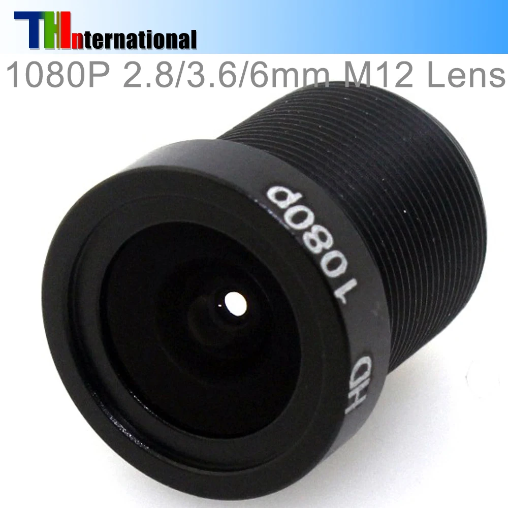 

AHD 1080P 2.8/3.6/6mm CCTV LENS Security Camera Lens M12 2MP Aperture F1.8, 1/2.5" Image Format Surveillance Camera Lens HD