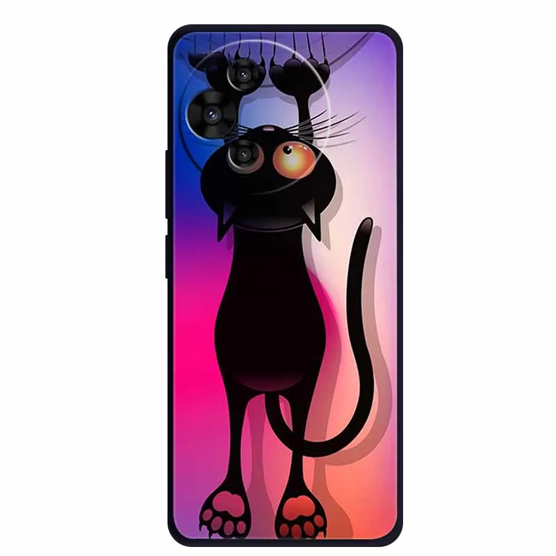 Luxury TPU Soft Silicone Back Cover with Floral and Love Design