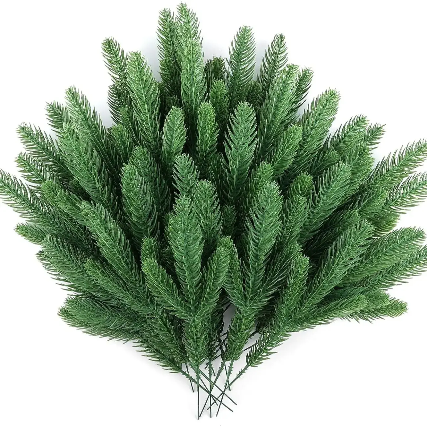 Set of Artificial Pine Branches
