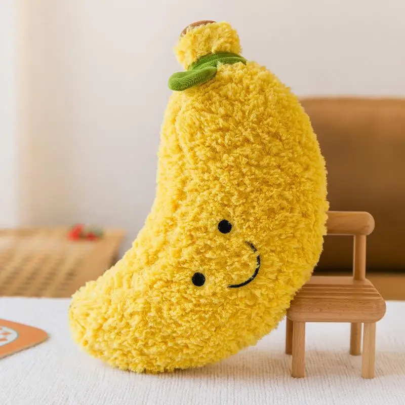 20CM Fruit Vegetable Plush Toy Cute Soft Watermelon Pineapple Banana Strawberry Mango Durian Children Christmas Toy Gift