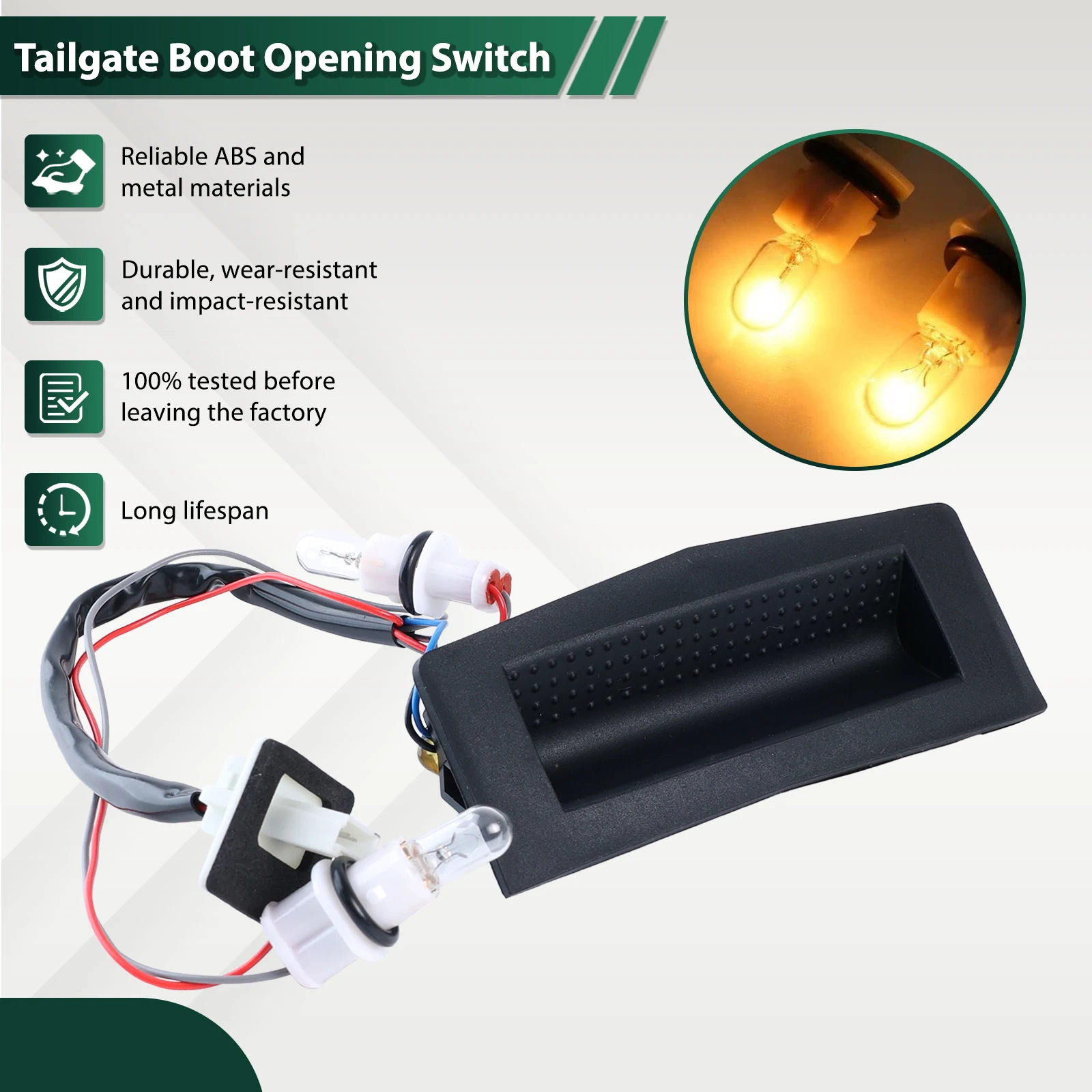 thumbnail image 2 of BRADOO-81260-4X200 Rear Door Handle Trunk Lock Release Switch Tail Lid Switch For Kia Rio 2011 2016 I227250420 2 of 9