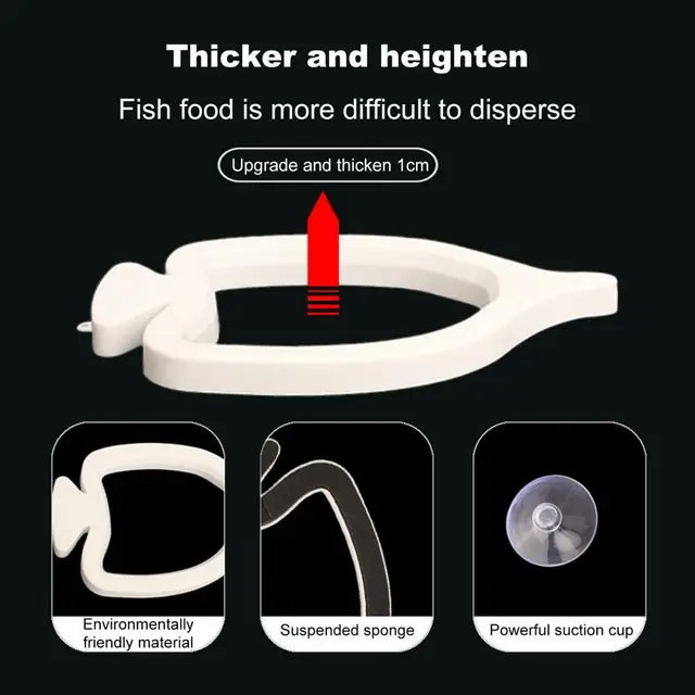 Fish Tank Duckweed Control Aquarium Plant Rings Feeding Ring Set for Fish Tank Floating Feeder Mini Fishing for Duckweed 6