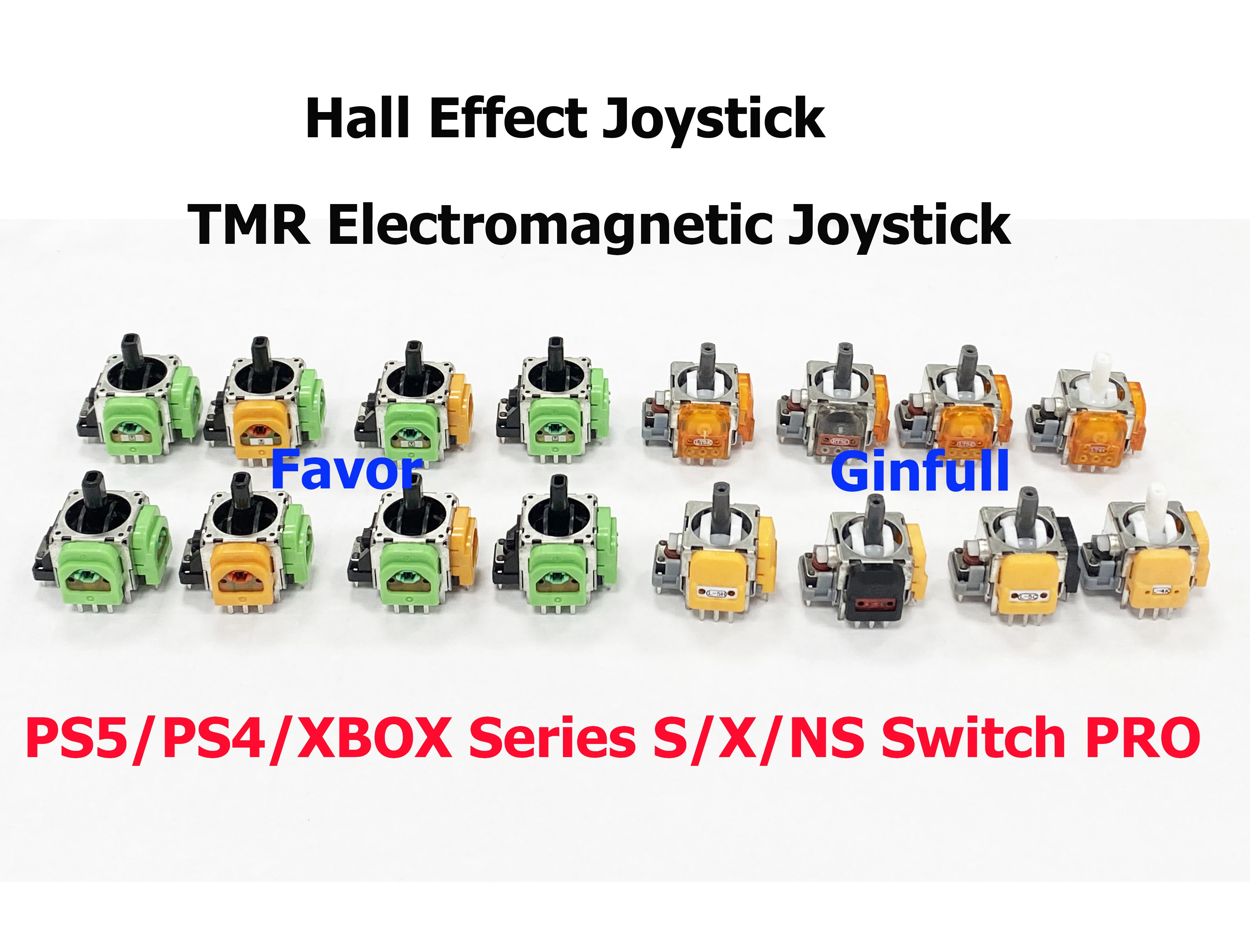 100PCS TMR Sensor Electromagnetic Joystick For PS5 PS4 Controller Hall ...