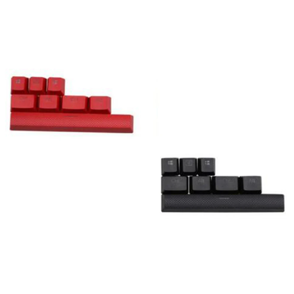 

PBT Keycaps for Corsair K65 K70 K95 for Logitech G710+ Mechanical Gaming Keyboard, Backlit Key Caps for Cherry MX(Black)