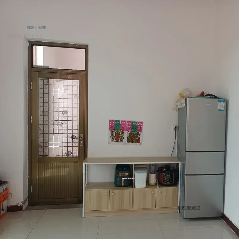 Kitchen Cabinets Restaurant Floor-to-ceiling Locker Dormitory Cafe Apartment Storage Cabinet Home Furniture Cupboard N 4
