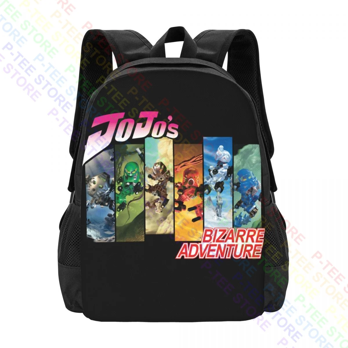Jojojo'S Bizarre Adventure-Bionicle Toa Matabackpack Stampa Di Arte Calda Di Grande Capacità