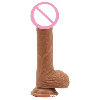Super Soft Silicone Pseudopenis Huge Dildo Realistic Suction Cup Cock Male Artificial Rubber Penis Dicks Sex Toys Women Vaginal Distributors Super Soft Silicone Pseudopenis Huge Dildo Realistic Suction Cup Cock Male Artificial Rubber Penis Dicks Sex