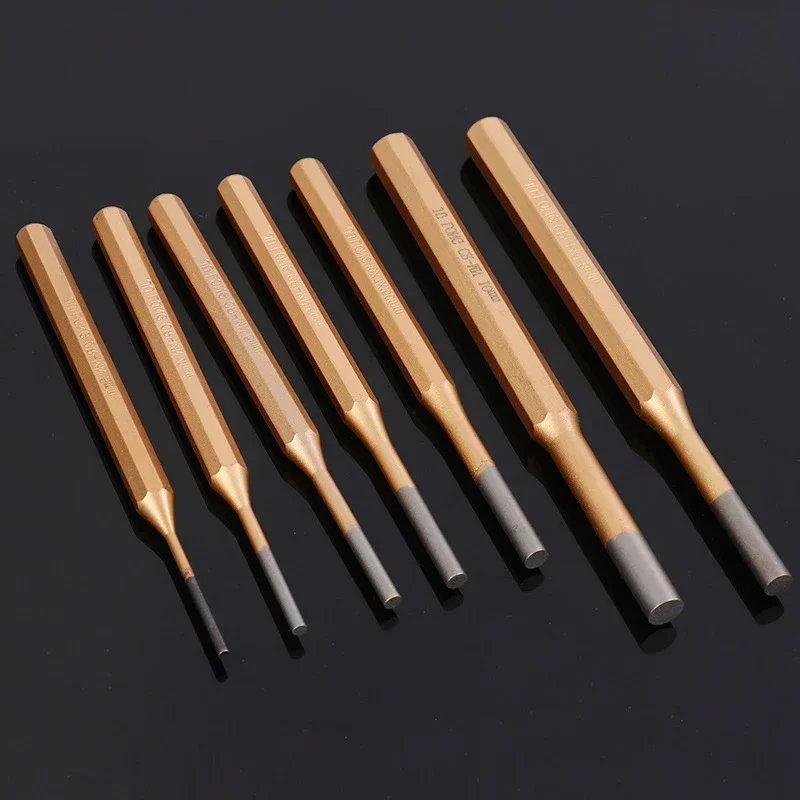 원통형 펀치 끌 크롬 바나듐 스틸 라운드 센터 끌, 고경도 타악기 펀치 니들 피..