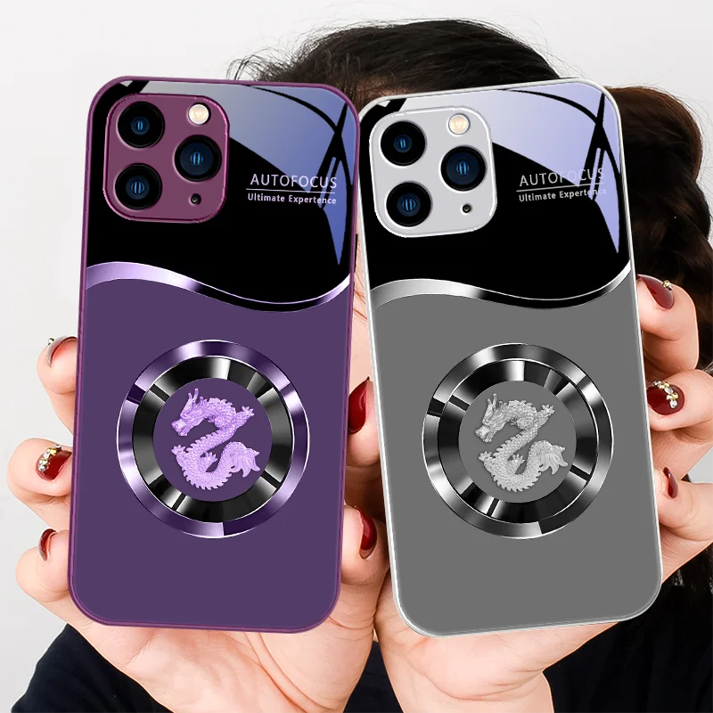 Чехол для телефона из закаленного стекла для Iphone 15 14 13 12 11 Pro Max X XS XR 7 8 Plus 2020 22 SE