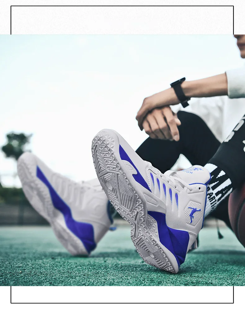 Mid Cut PU Leather Comfortable Men Sneakers