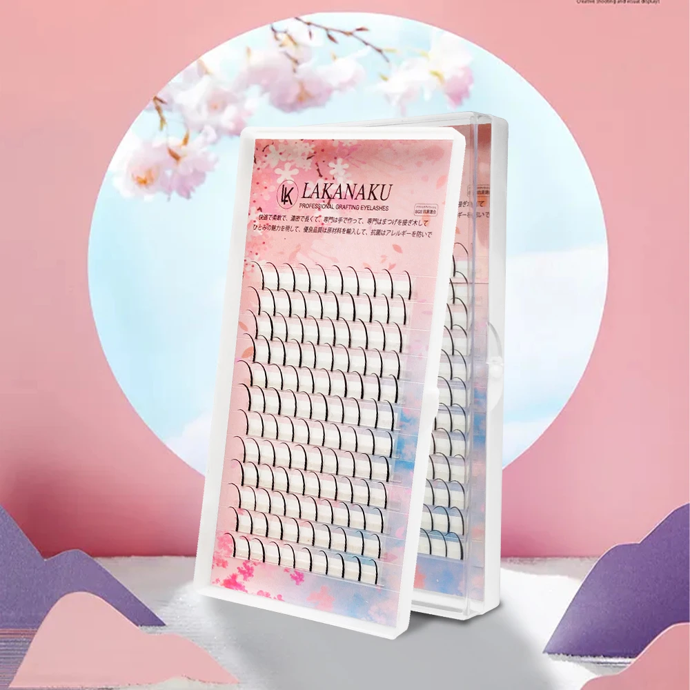 

LAKANAKU Mink Spikes Lashes Volume Fans Extension DIY Eyelashes Professional False Eyelashes Spikes Lashes