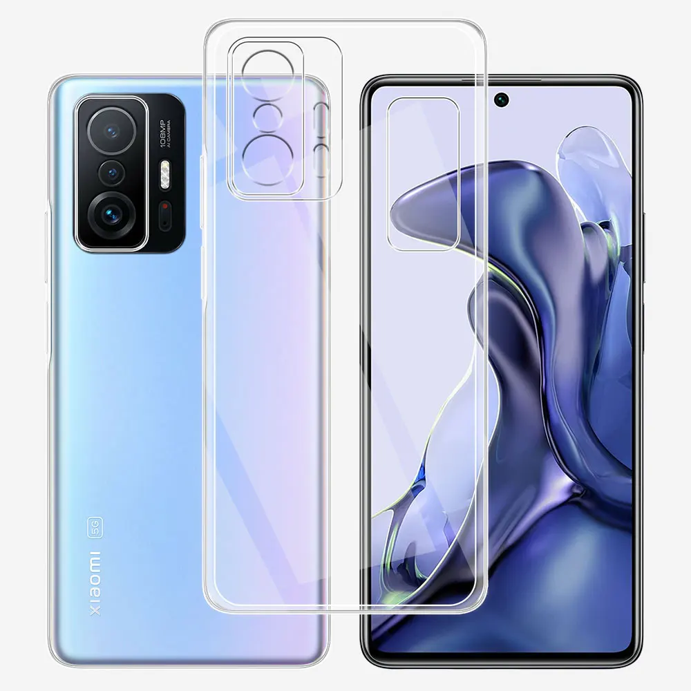 Clear Silicone Soft Phone Case - Ultra-Thin Transparent Bumper Cover