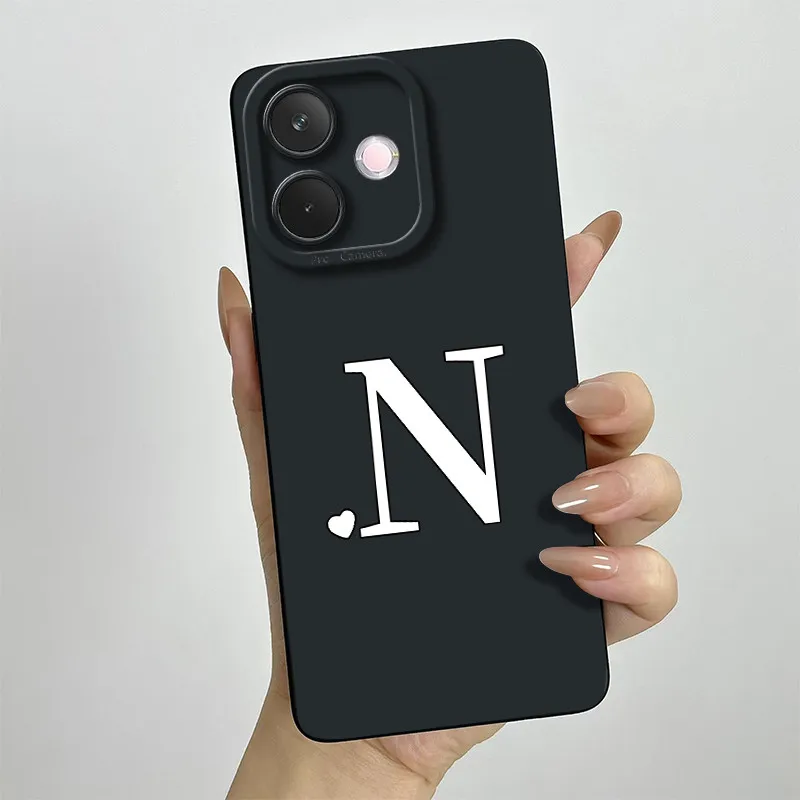 Luxury Letters Soft Slim Silicone Anti-Drop Protective Phone Case