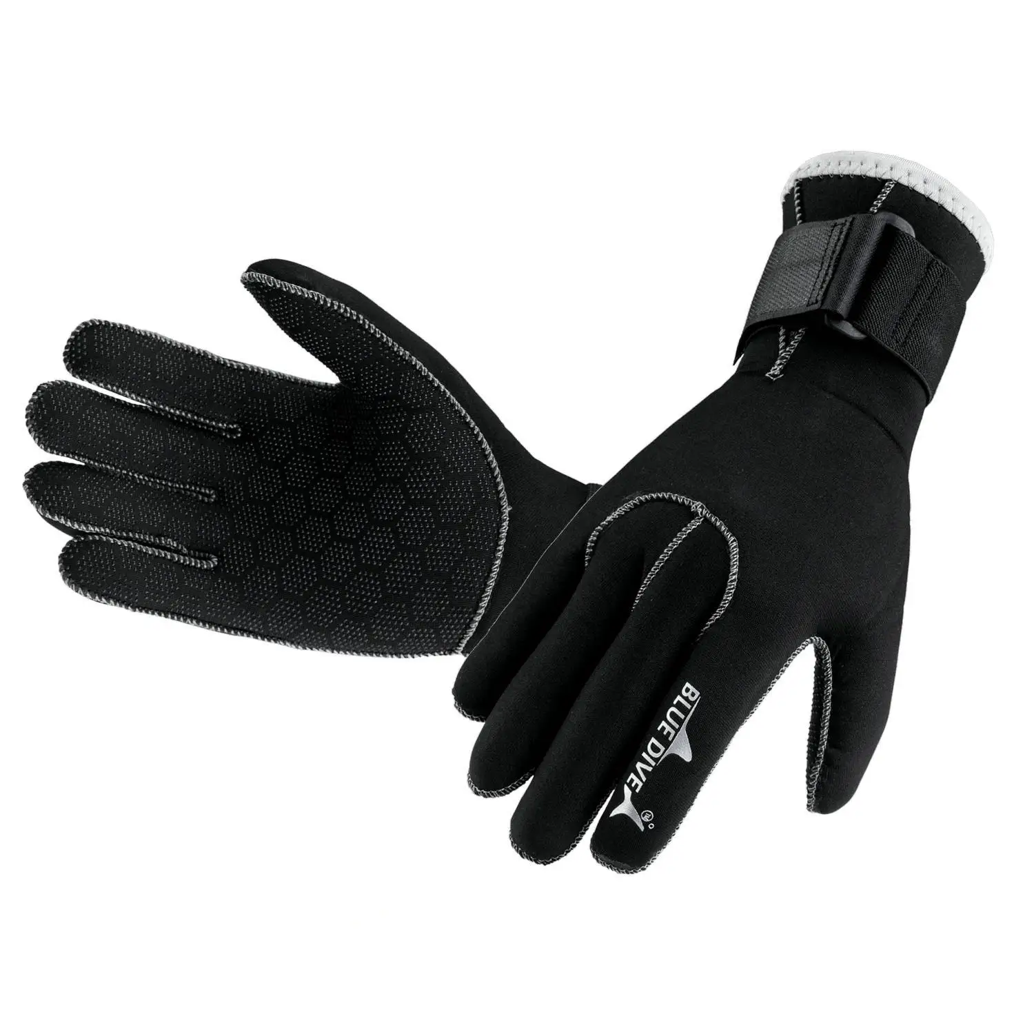 3MM Neoprene Scuba Dive Gloves Swim Gloves Snorkeling Equipment Anti Scratch Keep Warm Wetsuit Material Winter Swim Spearfishing 2