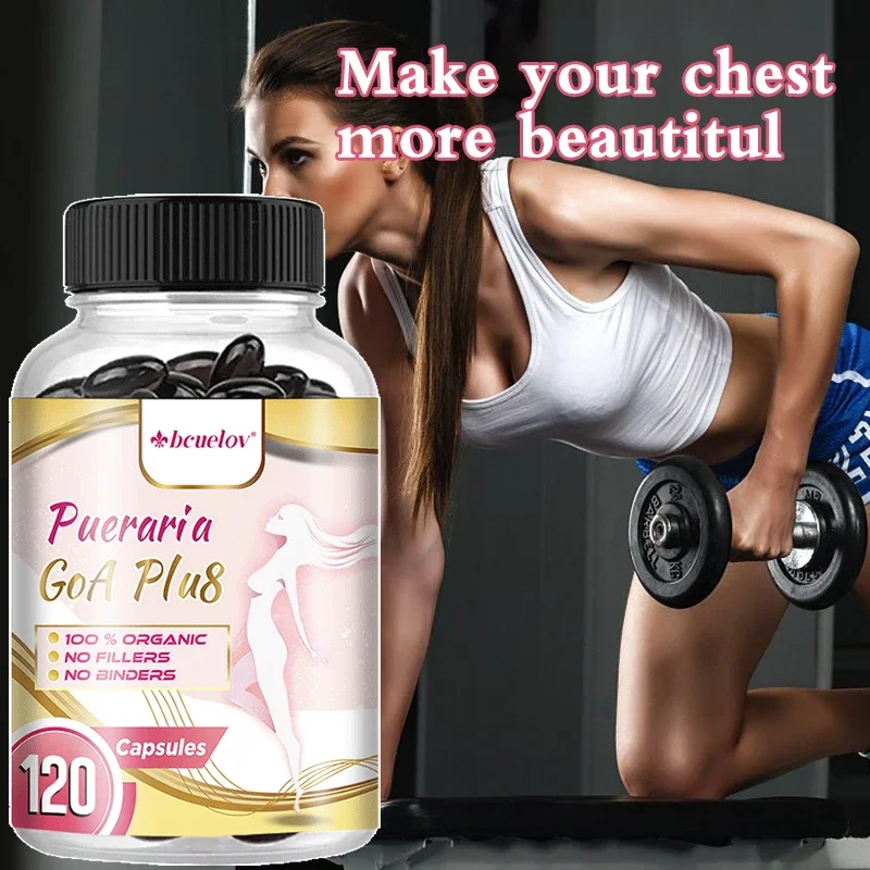 Organic Pueraria Extract 500 mg capsules breast health female body management blood circulation