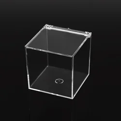 Transparent Jewelry Gift Boxes Acrylic Square Storage Box Small Gift Packaging Boxes Chocolate Candy Storage Bag Home Storage