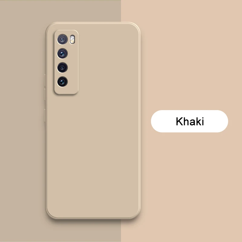 Premium Shockproof Square Liquid Soft Silicone Phone Case