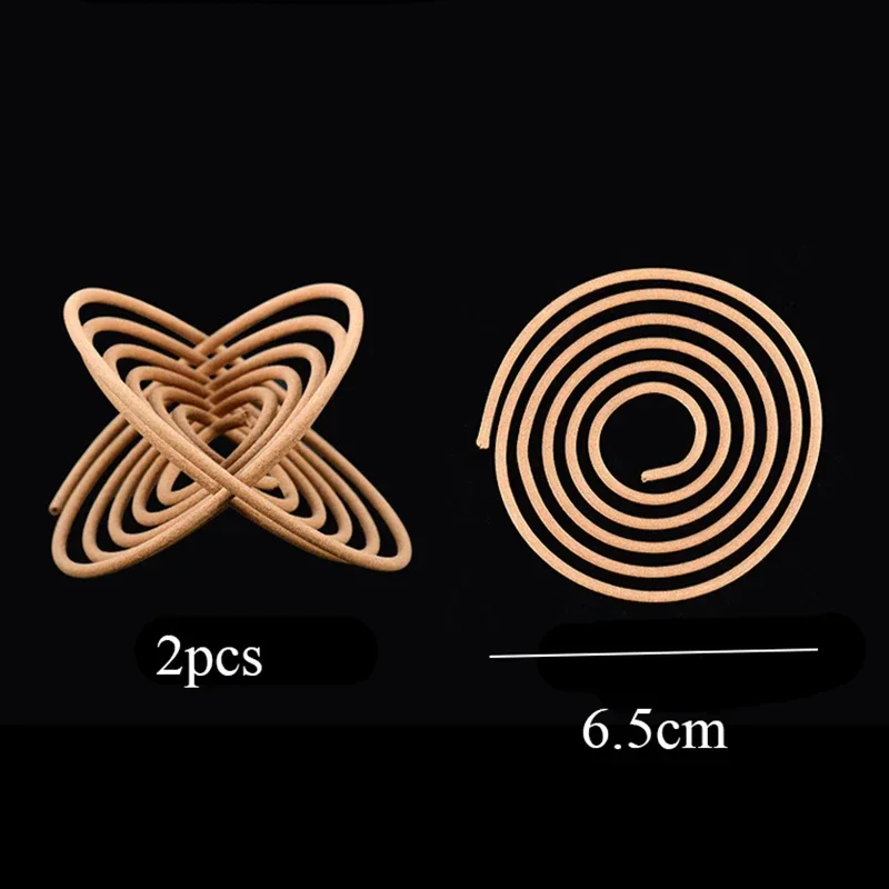 Natural Handmade Sandalwood Coils Incense Aromatherapy Kitchen WC Bedroom Bathroom Antisetic Refreshing Incenses 120Plates/Box palo santo incense sticks,sage incense sticks