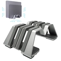 Vertical Laptop Stand Aluminum, Laptop Stand Holder with Adjustable Dock(9mm-27mm), Support for Macbook/Samsung/HP/Dell/Toshiba