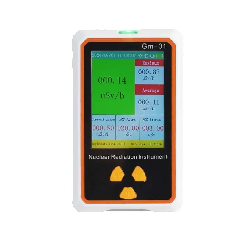 Portable Geiger Counter Nuclear Radiation Detector Personal Dosimeter X-ray &gamma;-ray &beta;-ray Radioactivity Tester Marble Detector