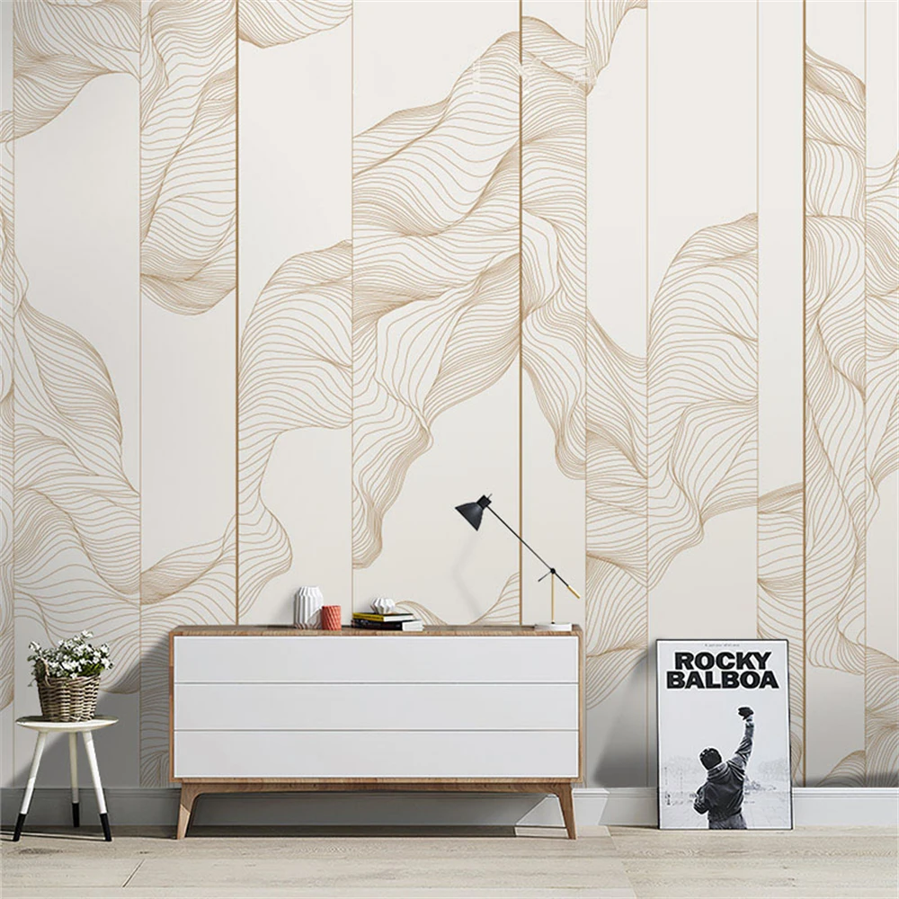 Custom papel de parede 3D Chinese ink mural wallpapers living room sofa TV background abstract line wallpaper home improvement