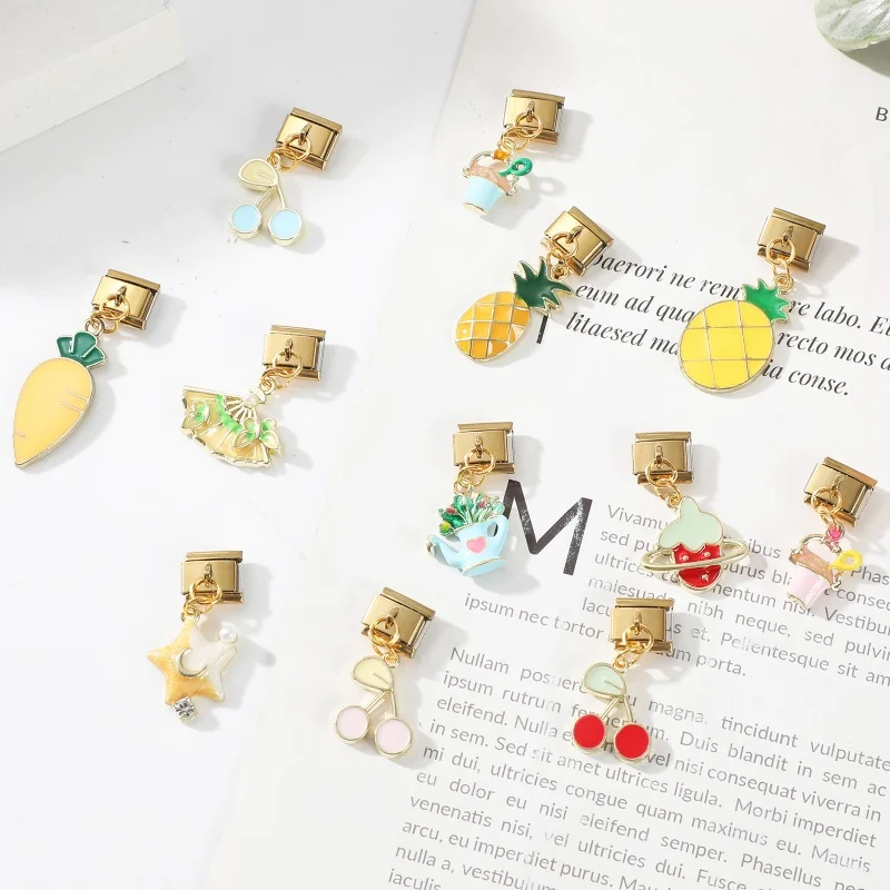 Fruit Series Stainless Steel 9MM Bracelet Fashion Jewelry