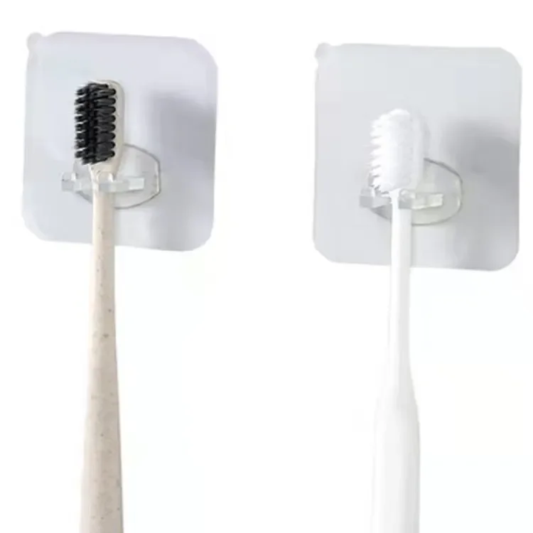 Transparent Wall-Mounted Tooth Brush Holder Kids Tooth Brush Storage Rack Multifunctional Toothbrush Holder Bathroom Organizer toothbrush holder,bathroom storage rack