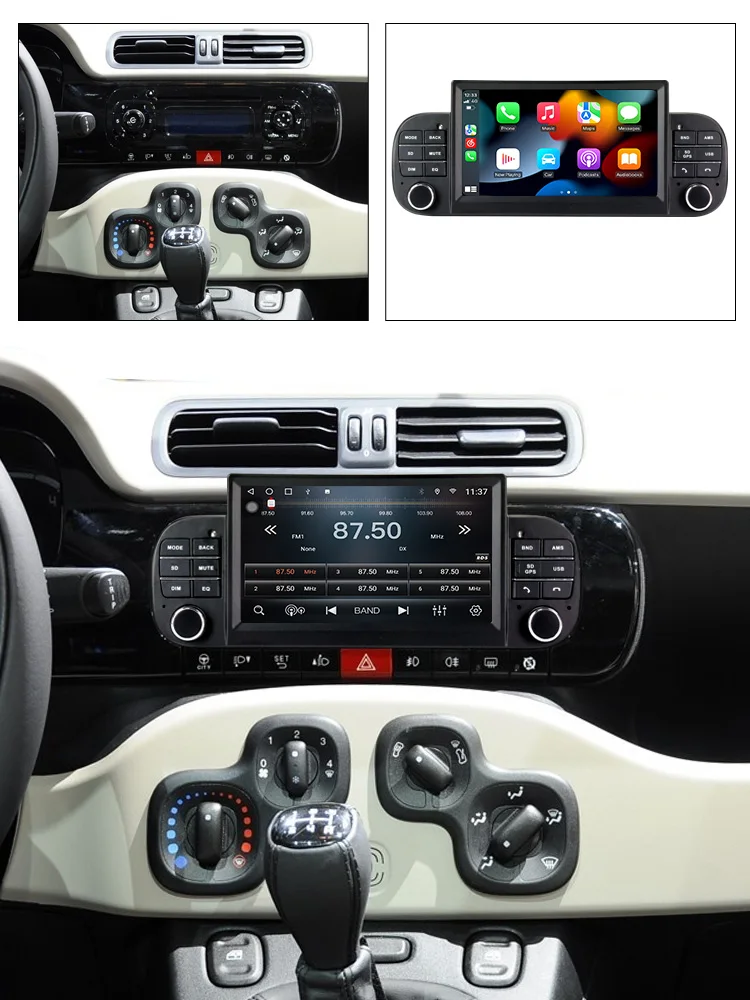 Autoradio Android 14 Per Fiat Panda 2013-2020 - Con Carplay, Android Auto, GPS E 4GB RAM - Foto 12