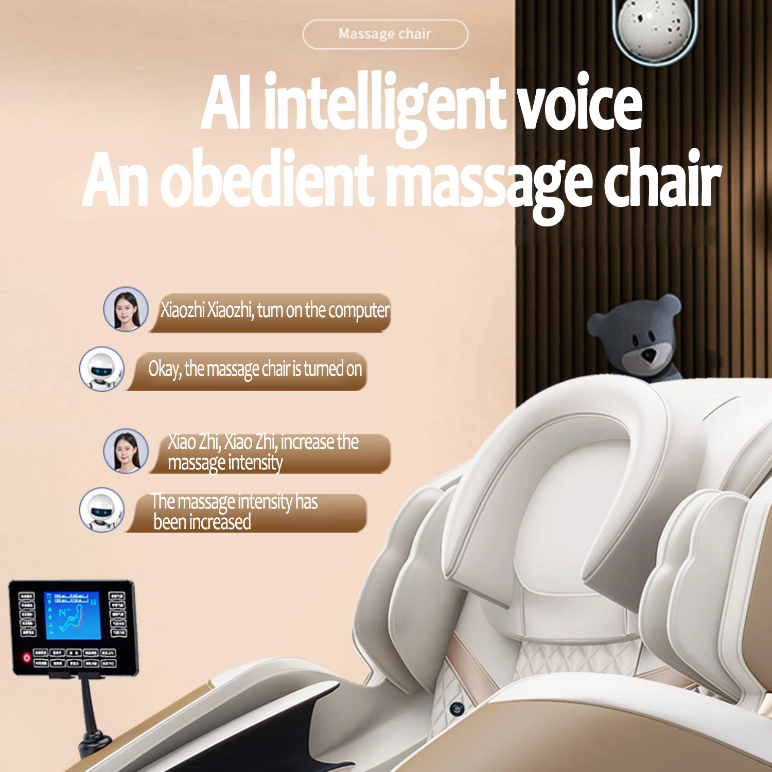 Luxury electric massage chair full body Automatic Home Full Body Airbags Heating Bluetooth Music 4d massage chair zero gravity 5