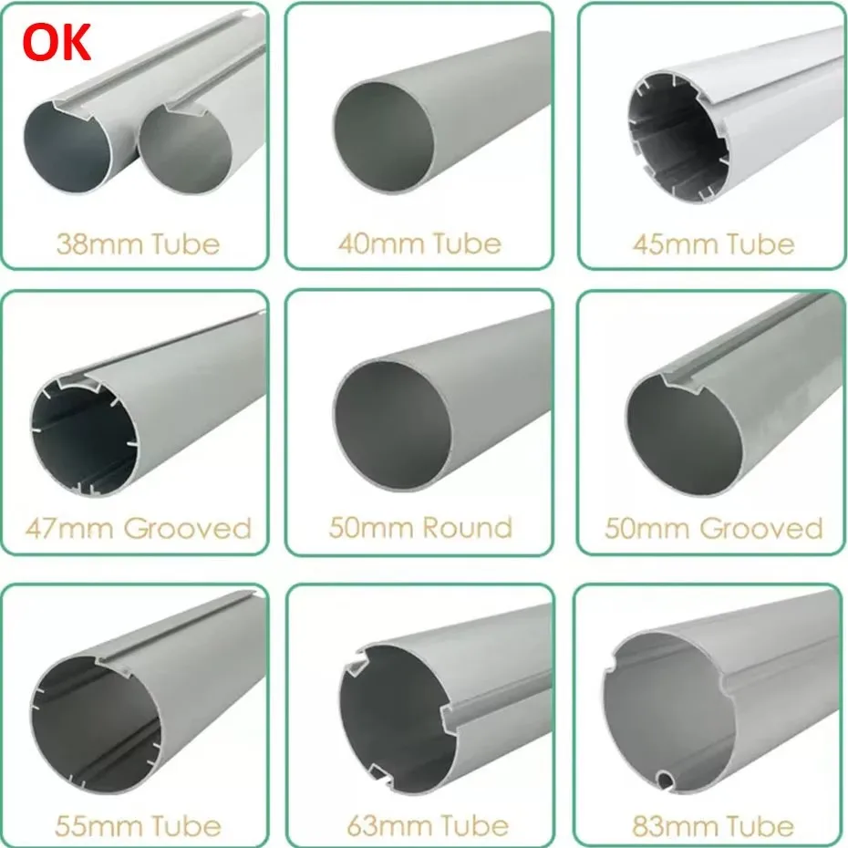 A-OK AM25 1/25,1.2/30 롤링 관형 모터, RF433 원격, 내장 리튬 배터리, 롤링, 로마 커튼, 선 블라인드용, 38mm 튜브용