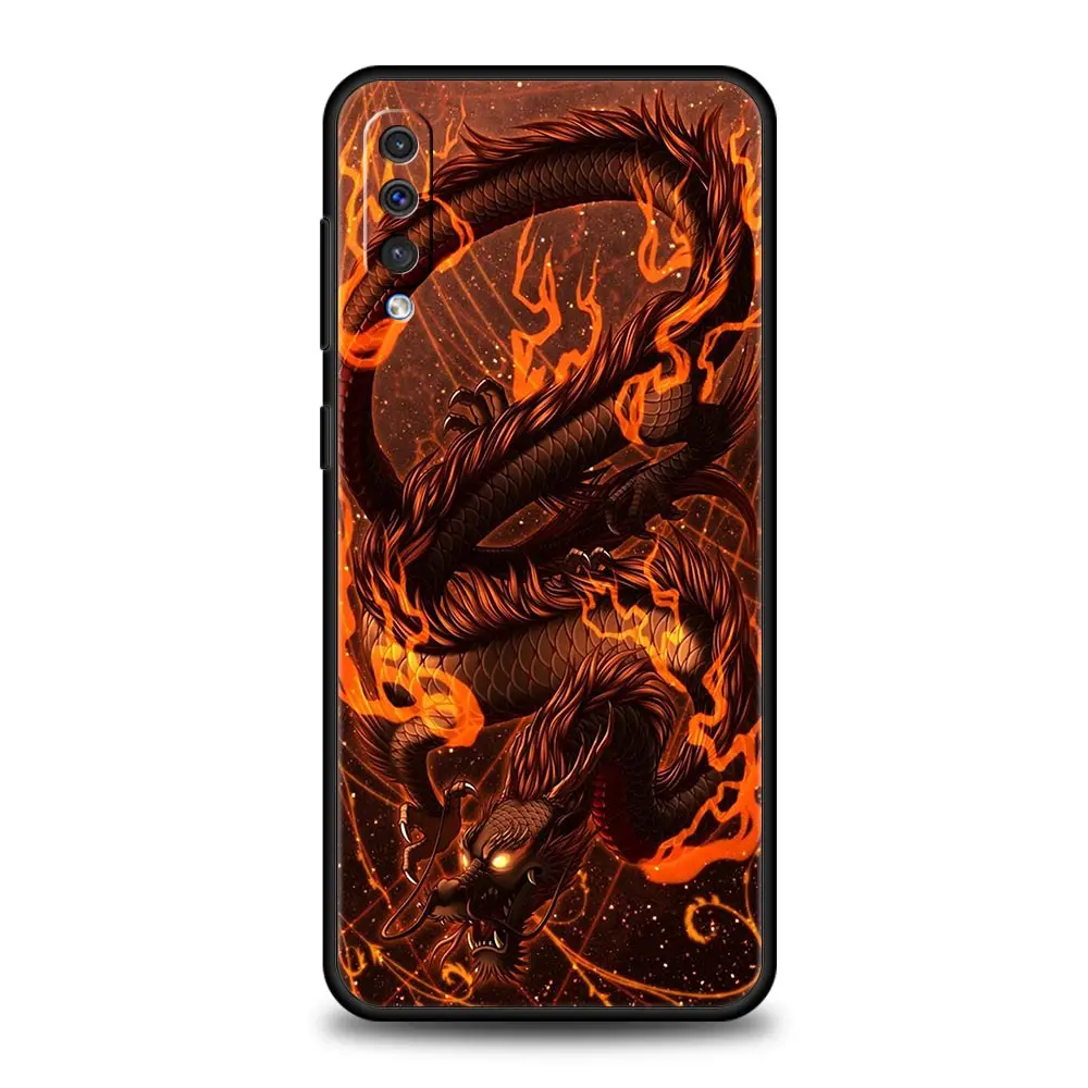 Dragon Tiger Silicone Phone Case Cover