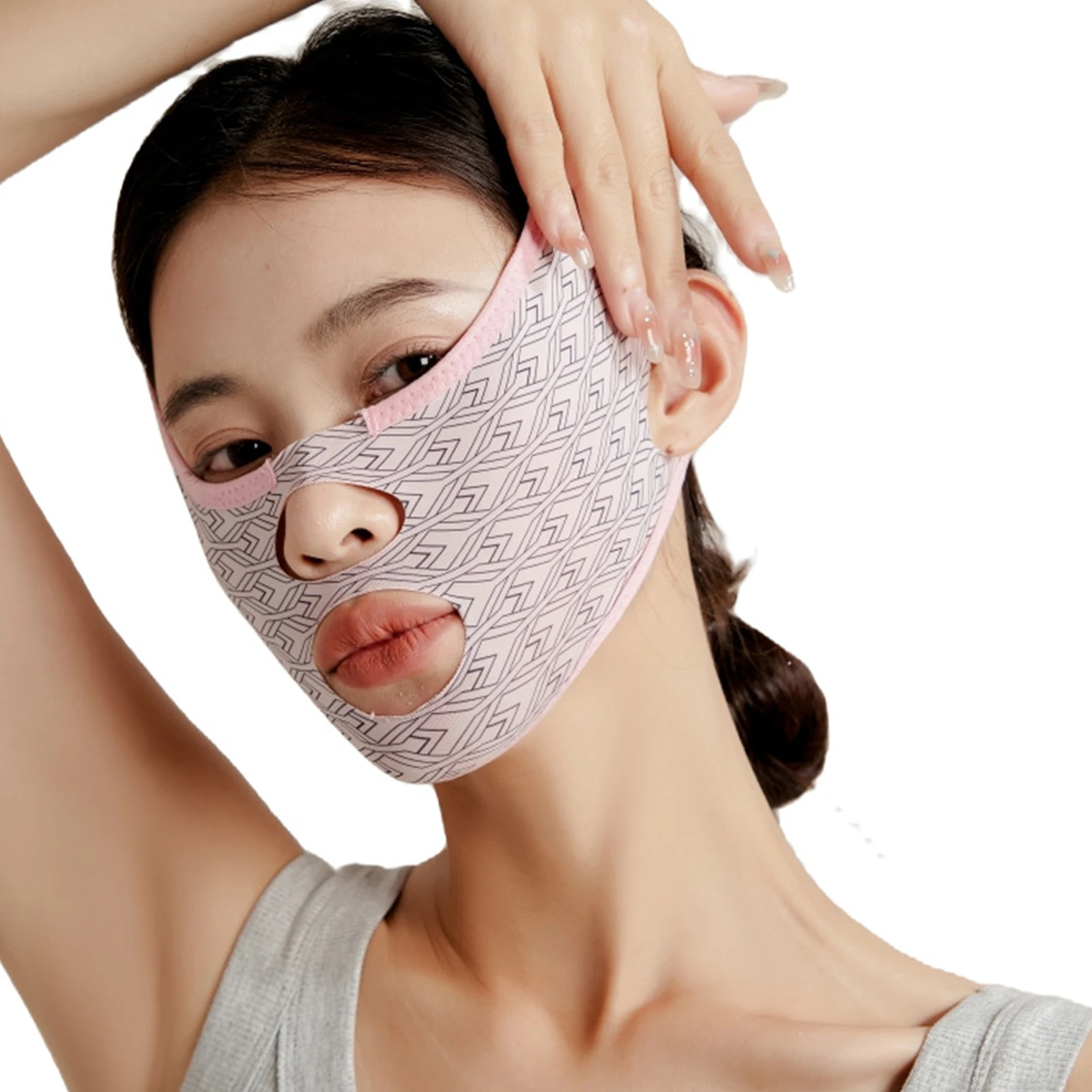 New Design Chin Up Mask V Line Shaping Face Skin Care Masks Face Sculpting Sleep Mask Facial Slimming Strap Face Lifting Belt