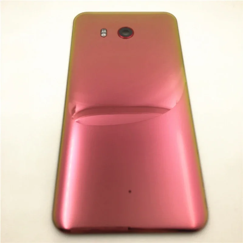 

For HTC U11 / U11+ Plus Glass Back Battery Cover Rear Door Panel Housing Case With Camera Lens Replacement Part