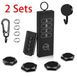Enhanced Portable Wireless Anti - Loss Tracker with 164ft Remote Control and 4 Receivers (2 Kits Finder)