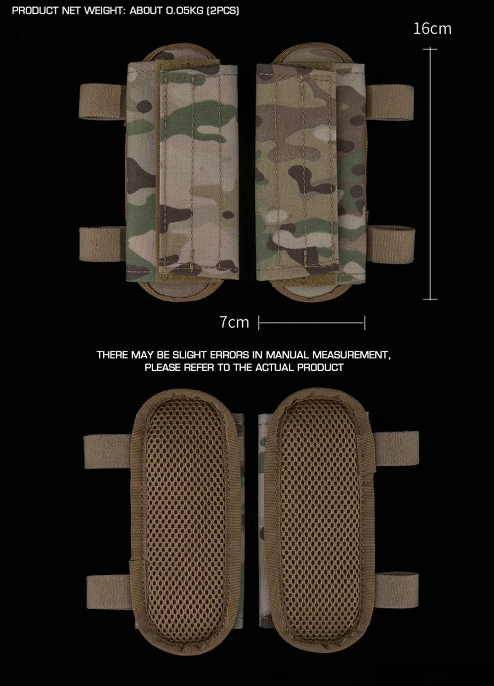 OPHIDIAN R-Serie JPC Plattenträger 2-teilige Weste Schultergurte Komfortpolster Mesh Soft Pads für Jagdweste SPC JPC1.0/2.0/3.0 – Detail 3