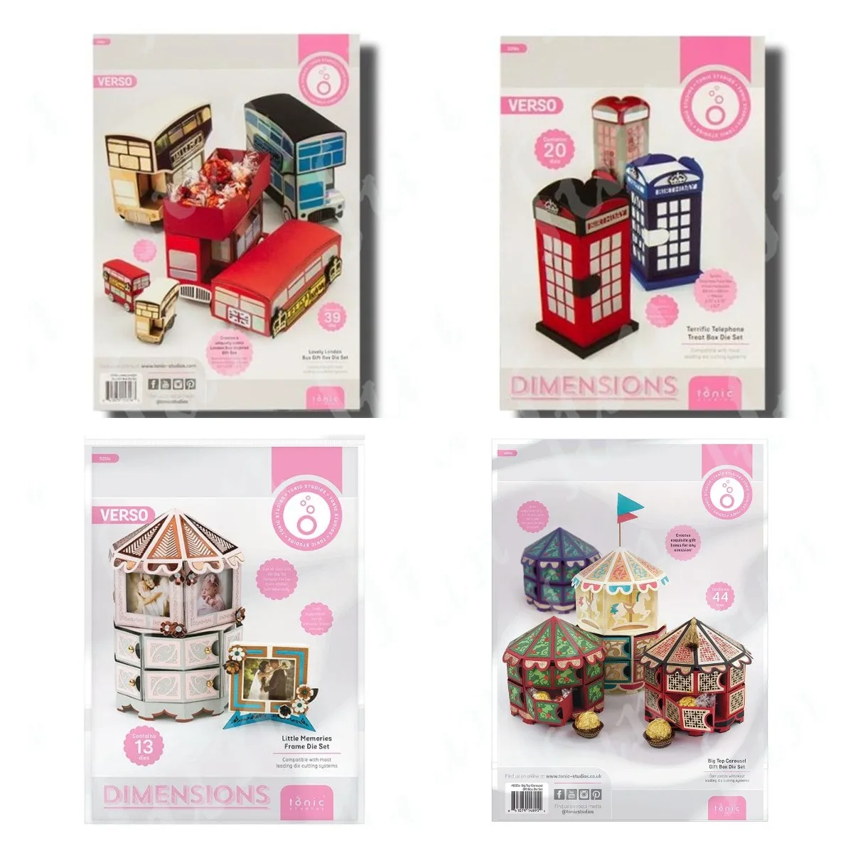 

Kawaii London Bus Gift Box Die Cutting Dies Stencils for DIY Scrapbooking Supplies Photo Album Decoration Embossing Paper Cards
