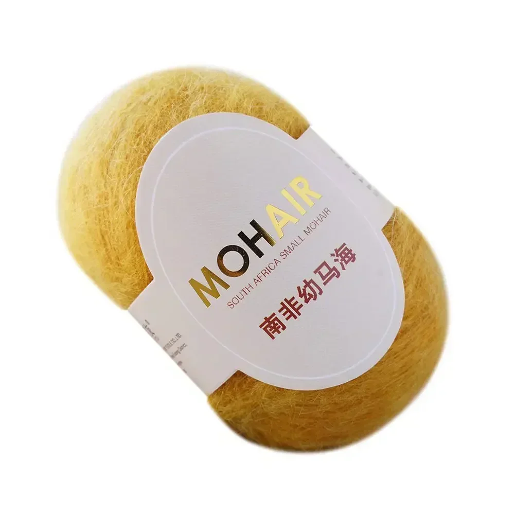 Mohair Yarn Extra Soft Warm Baby Wool Crochet Yarn for Hand Knitting Sweater Shawl Scarf DIY Material Supplies