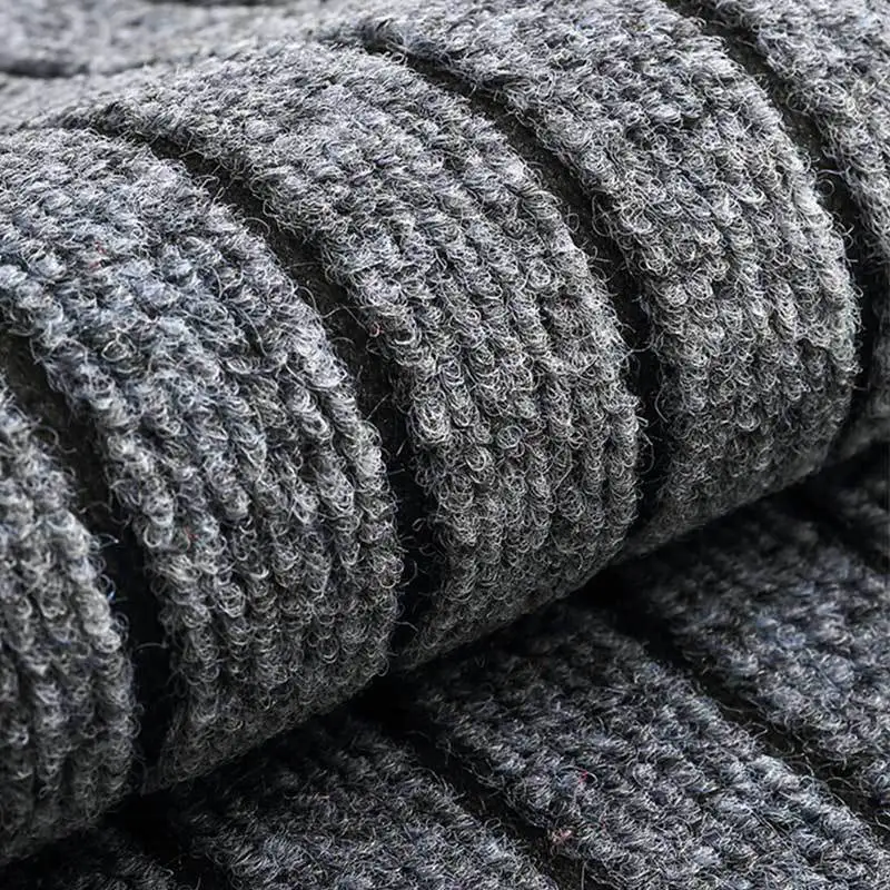 Striped Floor Mat House Entrance Mat PVC Floor Rug Carpet Household Water Absorbing Non-slip Kitchen Rugs Foot For Hallway Floor Mat